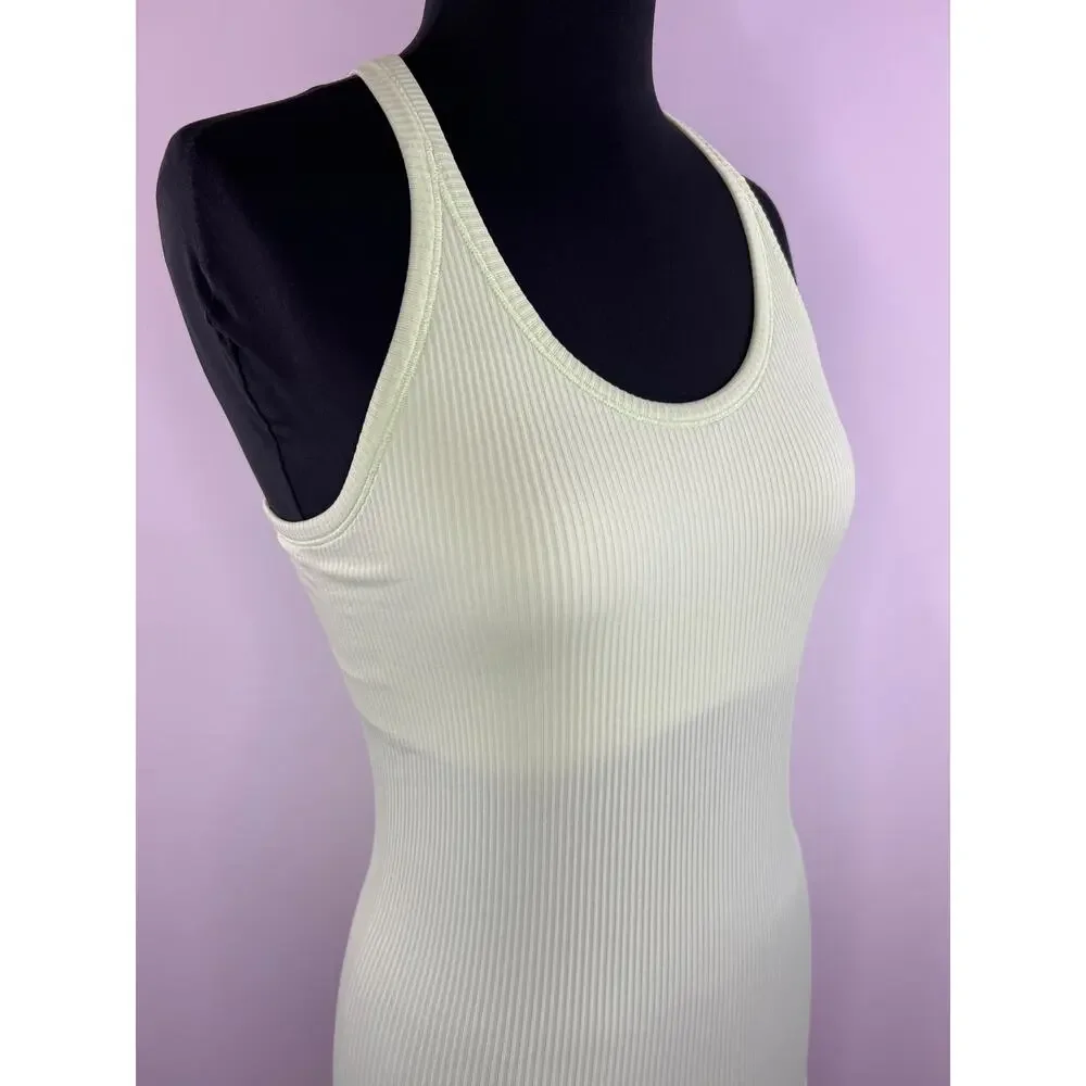Lululemon Light Green Scoop Neck Racerback Athletic Ebb Tank Top Yoga Workout 8